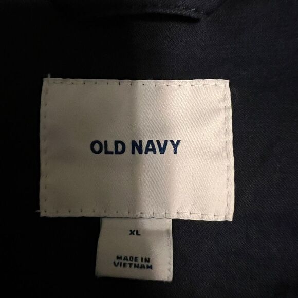 Old Navy Blue Utility Jacket with Structured Shoulders - Picture 2 of 8